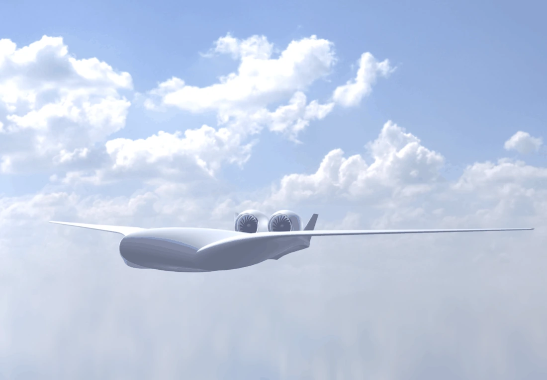 Blended wing body airliner concept
